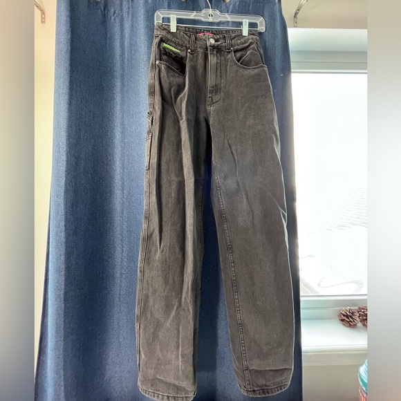 Empyre Tori 90s black cargo jeans 0 NWOT - Picture 5 of 7